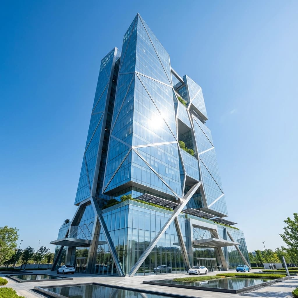 Modern corporate headquarters